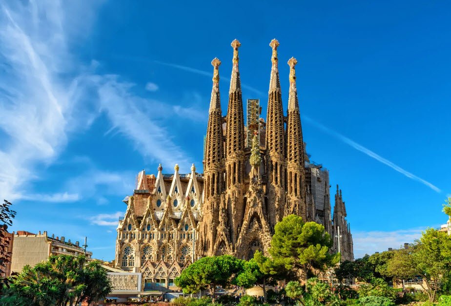 Works of Antoni Gaudí, Barcelona, Catalonia, Spain